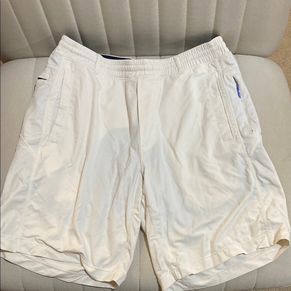 Birddogs White Khaki Shorts with Liner - WHITE - MEDIUM - LINED